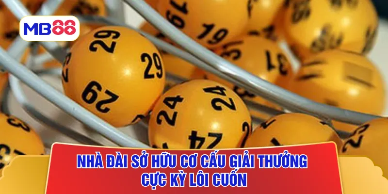 Nhà đài sở hữu cơ cấu giải thưởng cực kỳ lôi cuốn